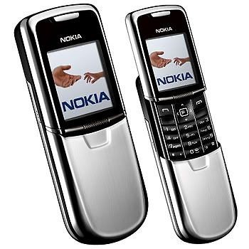 New Nokia 8800 Slide   Silver (Unlocked) GSM Mobile Phone