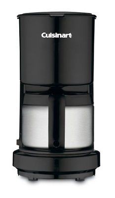 Cuisinart DCC 450BK 4 Cup Coffeemaker with Stainless Stee​l Carafe 