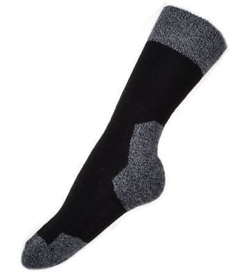 Pairs of Mens Black Wool Coolmax Walking Socks   Hiking