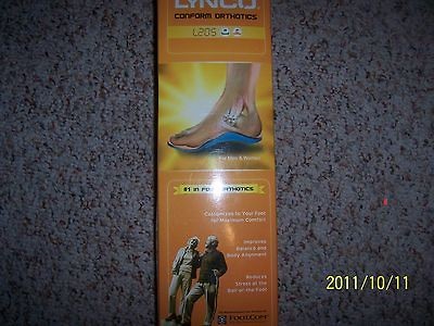 LYNCO CONFORM ORTHOTICS L200 MENS SZ 10 BRAND NEW