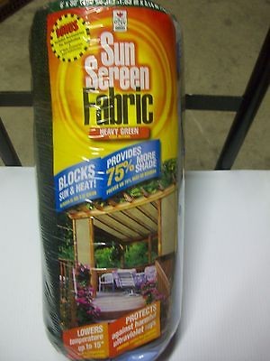 Easy Gardener Sun Screen Fabric 6 ft x 30 ft Dark Green 74032R FREE 