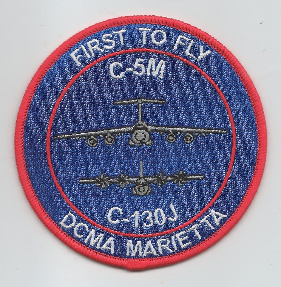 5M,C 130J FIRST TO FLY DCMA MARIETTA patch