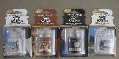 Newest Yankee candle CAR JAR Freheners YOU CHOOSE