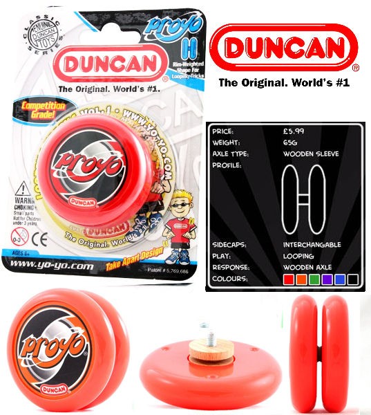 Duncan PROYO YoYo & FREE Looping Tricks DVD Pro Yoyos