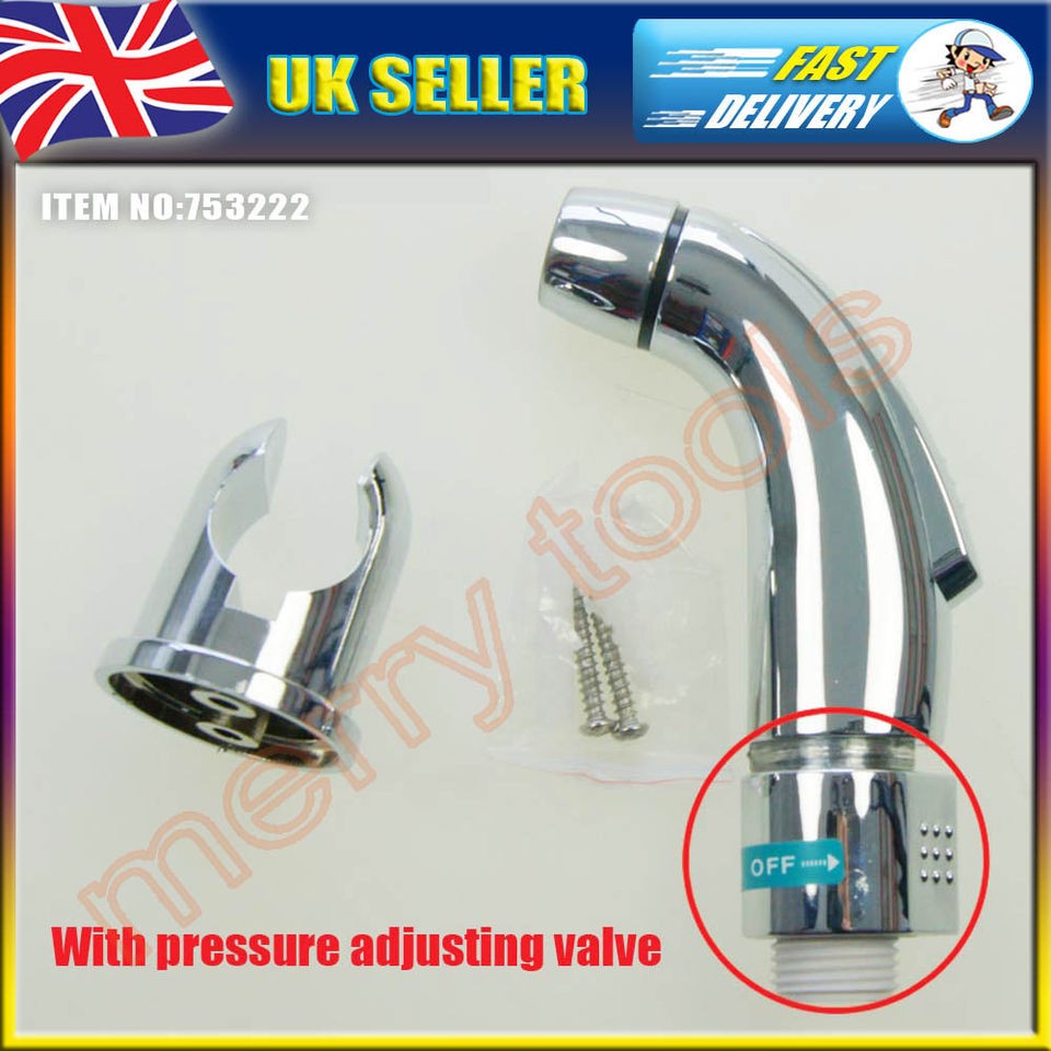 BIDET SHOWER, SHATTAF, MUSLIM SPRAYER WITH PRESSURE ADJUSTING