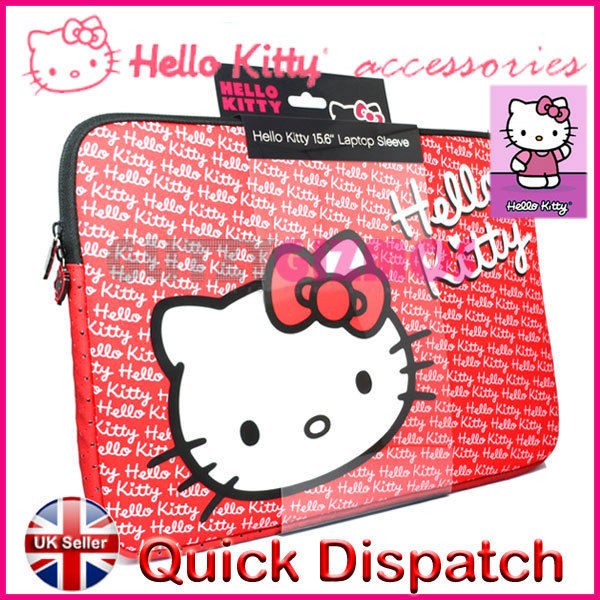   15.6 HELLO KITTY CASE BAG COVER FOR LENOVO FUJITSU SAMSUNG LAPTOP