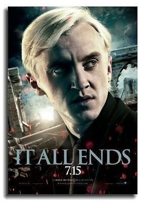 Harry Potter 7 HP7 Poster 35 Draco Malfoy HP 7 part 2 Tom Felton 