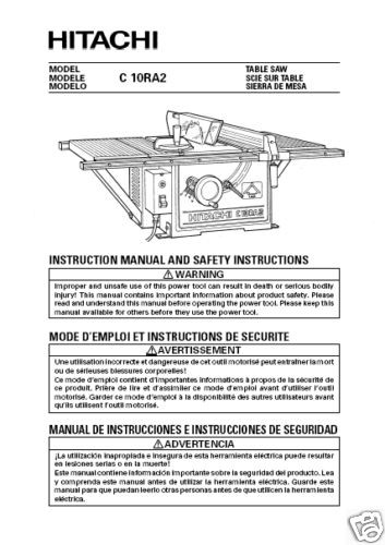 hitachi table saw in Power Tools