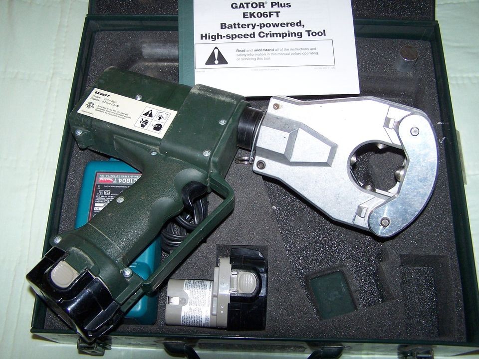 GREENLEE GATOR PLUS EK06FT HIGH SPEED CRIMPING