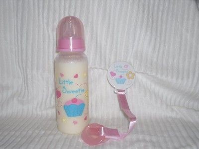 Baby Think it Over g6 Custom Faux Formula Bottle Pacifier set