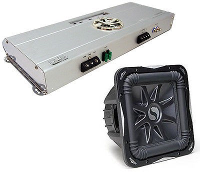 KICKER SUBWOOFER BOX PACKAGE S12L7 & DUB AUDIO 2802 AMP