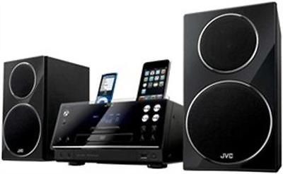 BLACK JVC UX F3B CD PLAYER COMPONENT DUAL APPLE IPOD IPHONE DOCK 