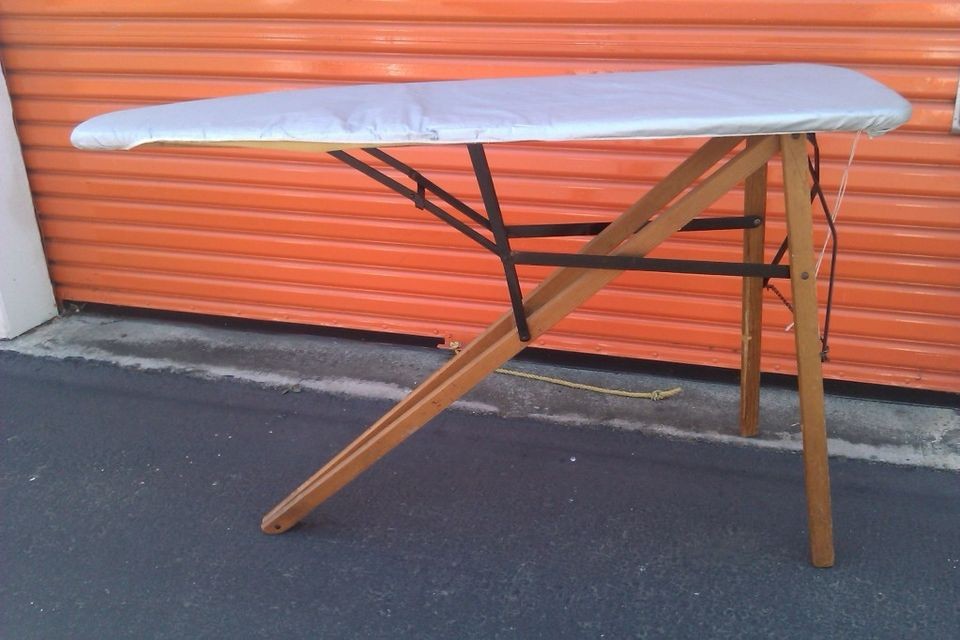 antique wood ironing board in Antiques