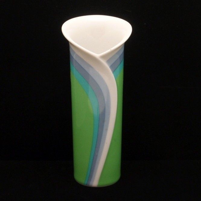 Rosenthal Studio Striped Bud Vase Vintage