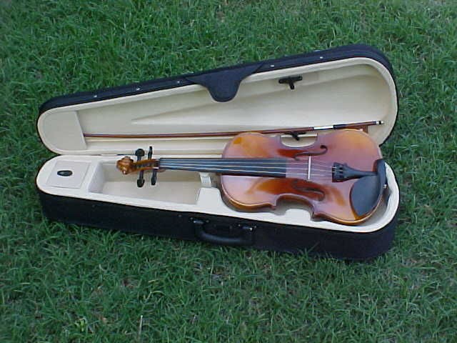   NEW 4/4 ADULT SIZE ROTHENBURG FLAMED FULL SIZE VIOLIN/FIDDL​E GERMAN