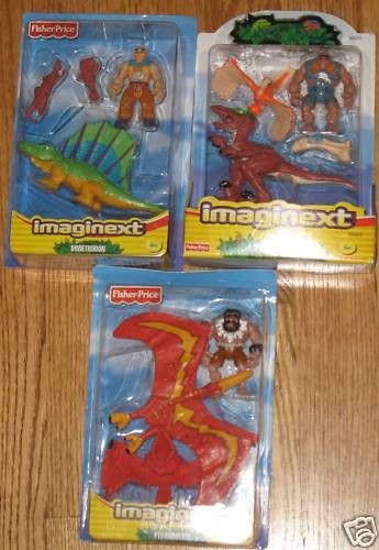   Dimetrodon Pterodactyl Raptor Lot Toys Figures Dinosaurs NEW NIB