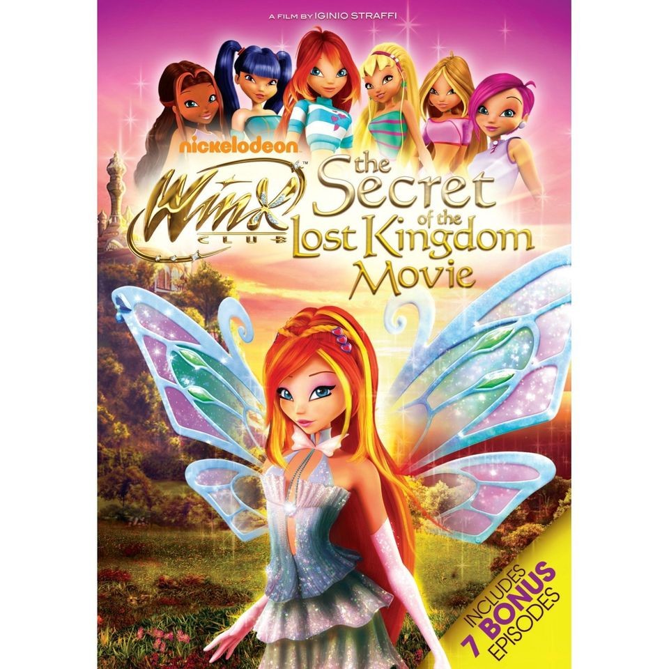 Winx Club The Secret of the Lost Kingdom Movie DVD Brand New