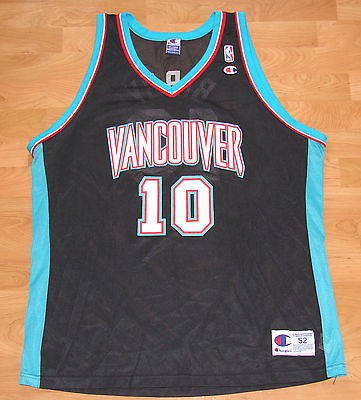   Champion Vancouver Grizzlies MIKE BIBBY Jersey XXL 52 Pre Memphis NBA