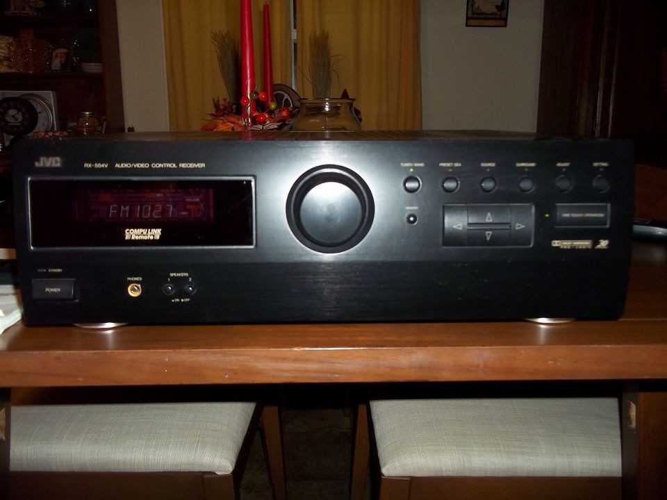 JVC RX 554VBK Audio/Video Control Receiver, ( MINT CONDITION ) now 