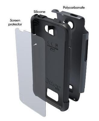 Black Otterbox Commuter Series Rugged Tough Case for HTC One X