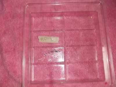 Heavy Plastic Mold     Mold with 8 Bars 1 3/4x3 1/2x7/8 Each Bar