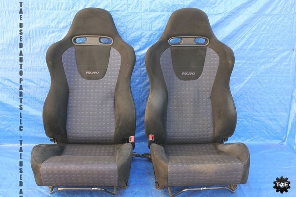   05 MITSUBISHI LANCER EVOLUTION 8 MR GSR RECARO FRONT SEATS EVO8 CT9A