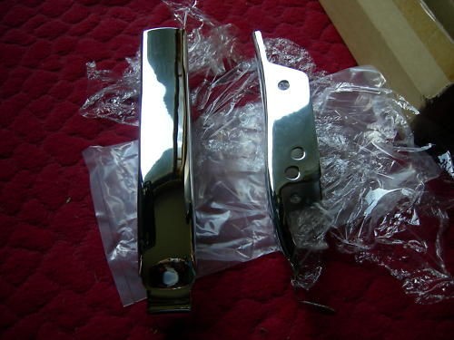 HARLEY TOURING 1993 08 FENDER SADDLEBAG FILLER STRIPS CHROME FINISH