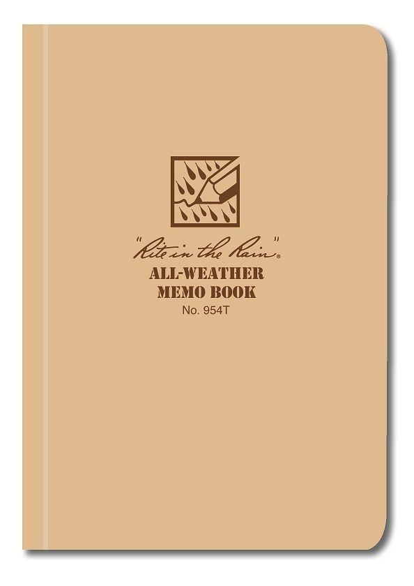 Rite in the Rain 954T TAN Tactical Pocket Memo Book