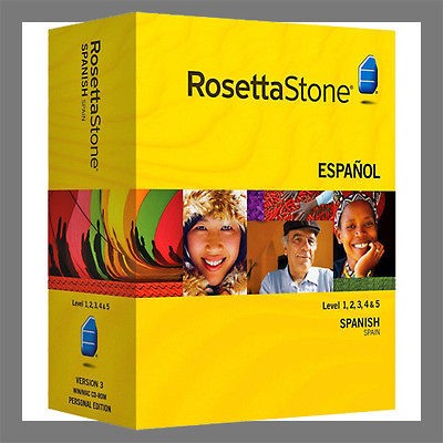 Rosetta_Stone​.] Spanish Spain Level 12345 + Audio Companion Set