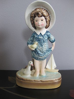 Holly Hobbie Duck Pond, Circa 1971 Figurine American Greetings