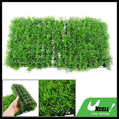 Aquarium Green Plastic Grass Lawn Mat Turf Ornament Decoration