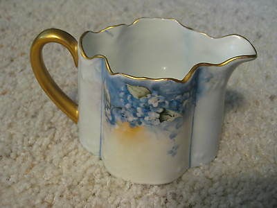 Co. Bavaria Creamer Porcelain c1914 Vintage Hand Painted