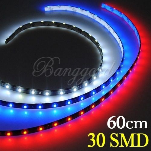   LED Car Van Flexible Neon Grill Strip Light Lamp 12V Waterproof New