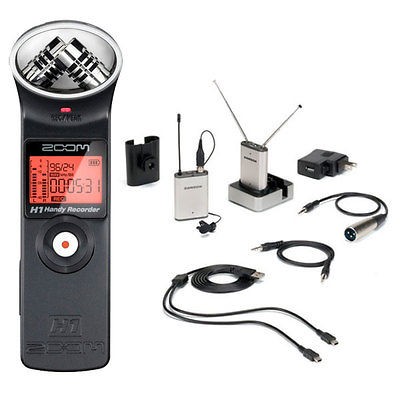 Samson Airline Micro Wireless Camera Lav Mic System N5 Band w/ Zoom H1