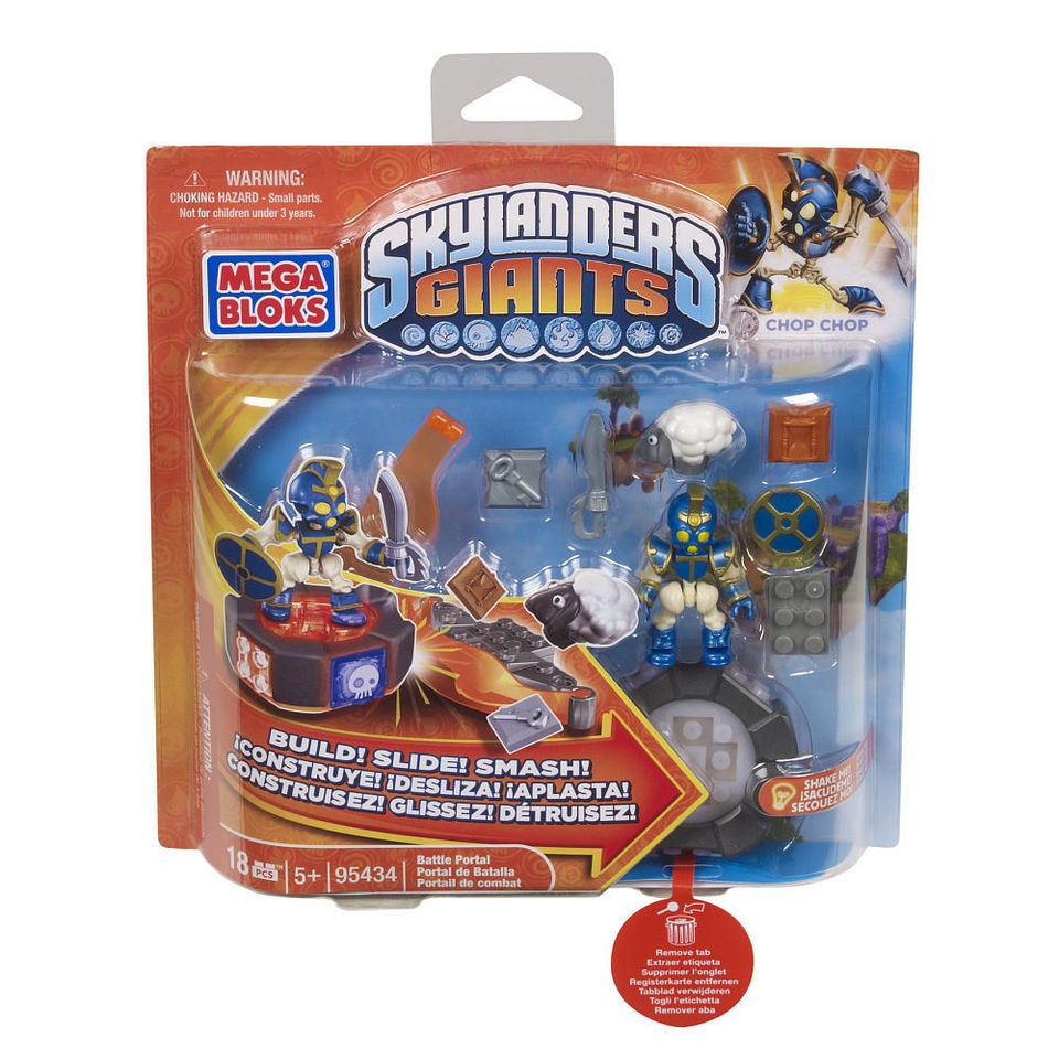 NEW~Skylanders Giants MEGA BLOKS~Chop Chops Battle Portal Set~95434 