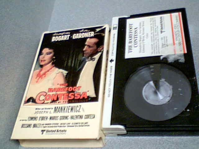 RARE VINTAGE UNITED ARTISTS THE BAREFOOT CONTESSA BETAMAX BETA MOVIE 