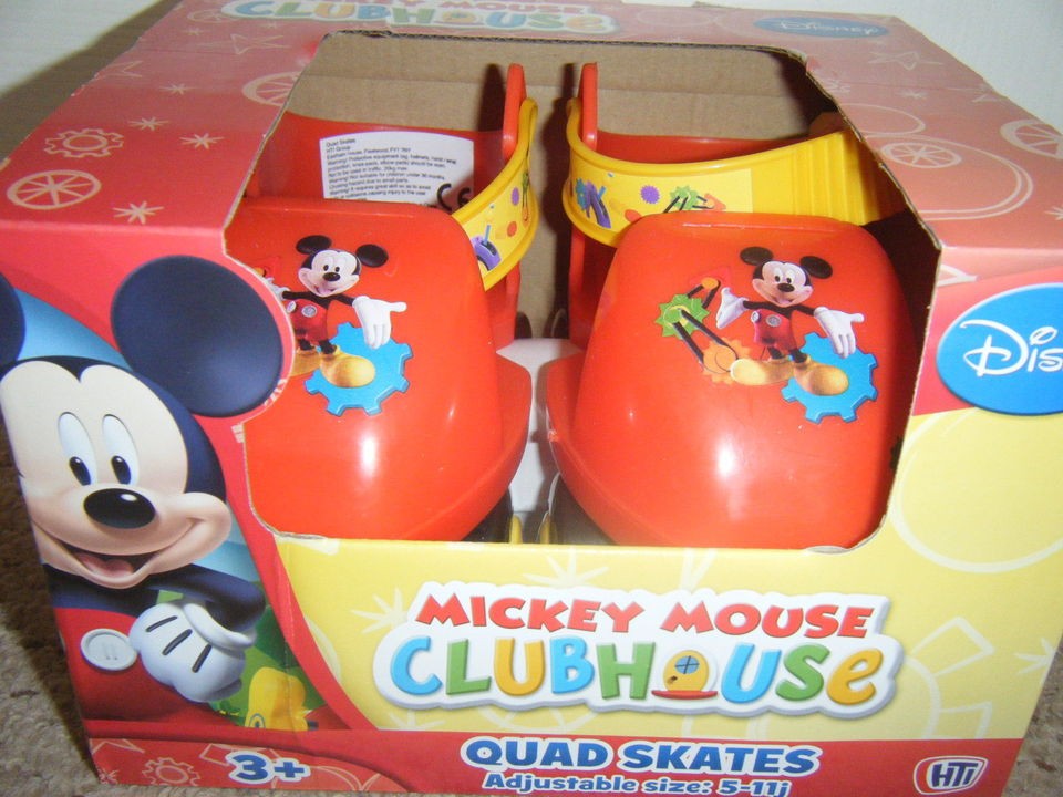 DISNEY MICKEY MOUSE CLUBHOUSE QUAD SKATES   NEW