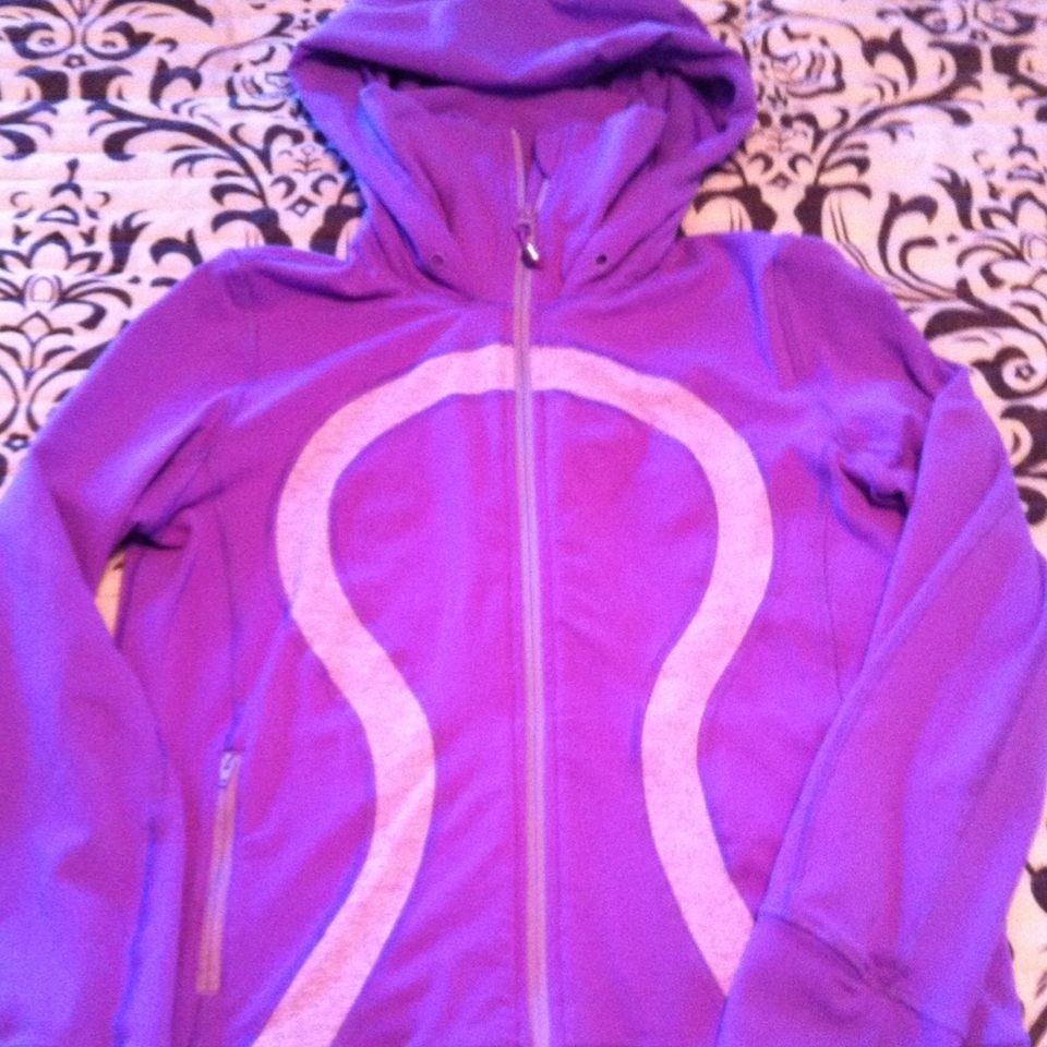 Lululemon In stride Jacket Hoody Size 10 VGUC