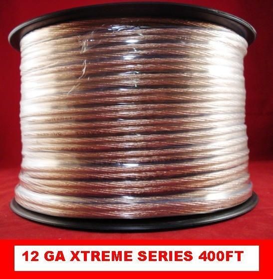 12GA CL 400FT (2 X 200FT EA 12 GA ) CABLE SPOOL QUALITY 12 GAUGE 