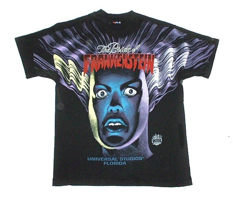 Vintage Universal Studios The BRIDE Of FRANKENSTEIN T SHIRT NWORN 