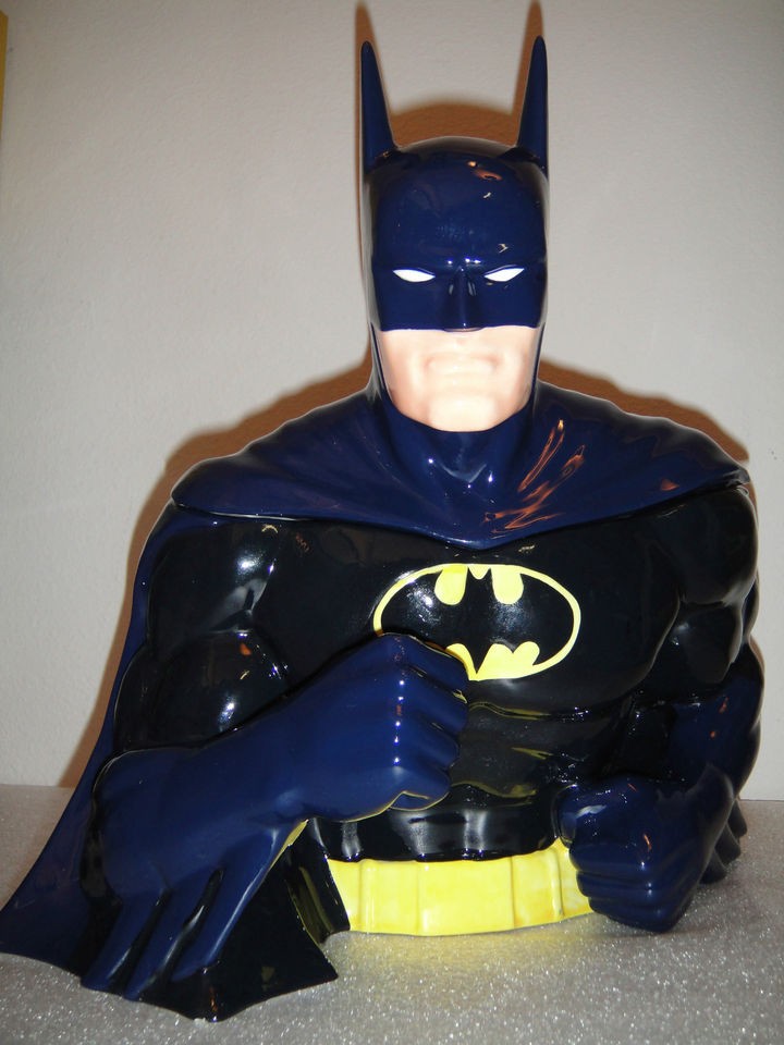 WARNER BROS★BATMAN COOKIE JAR 2000 MIB★DC DIRECT JLA Statue DARK 