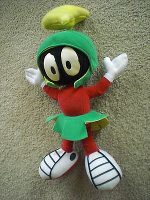 WARNER BROS. VINTAGE MARVIN THE MARTIAN 14 stuffed Plush doll figure 