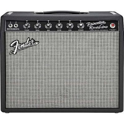 Fender 65 Princeton Reverb 15 Watt 1x10 Inch Tube Guitar Combo Amp