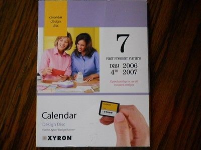 XYRON DESIGN DISC CALENDAR NIP