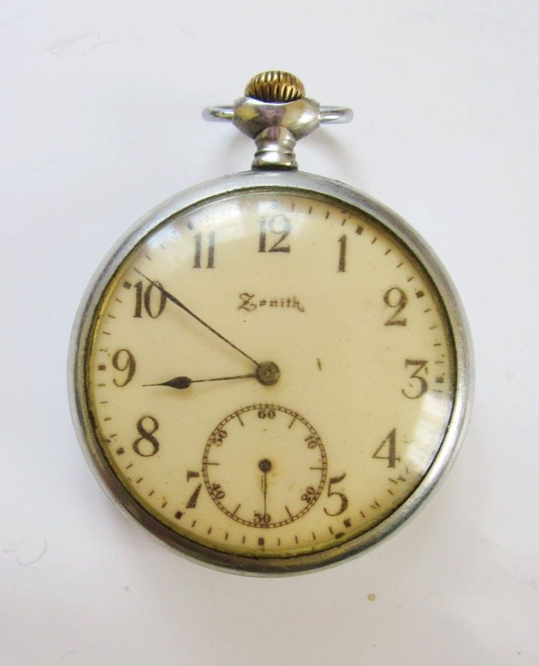 CLASSIC ANTIQUE SWISS ZENITH POCKET WATCH GRAND PRIX PARIS 1900