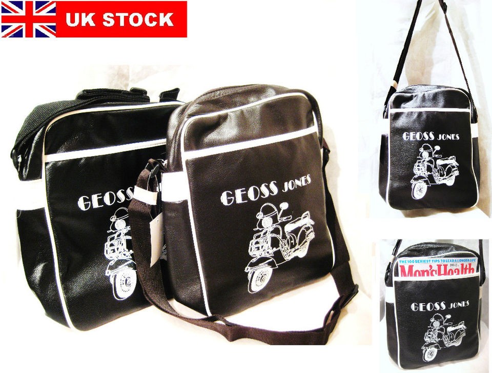 MEN WOMEN SHOULDER BAGS MESSENGER CROSS BODY MOTORCYCLE VESPA SCOOTER 