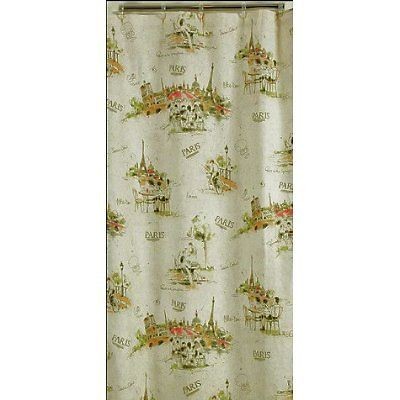 paris shower curtain in Shower Curtains