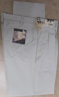 NWT Mens BIG and Tall Pants RT&Y/Savane 34 x 36 Stone