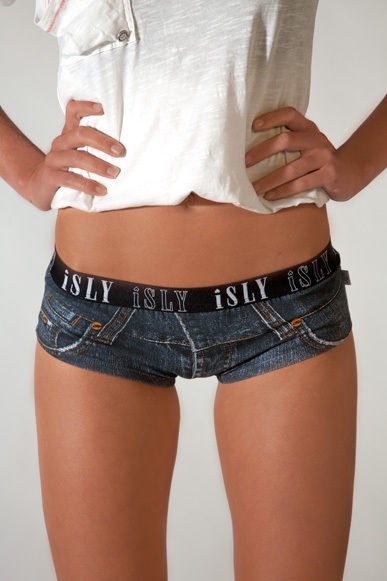 SLY Designer Girls Girls denim Boxer/Bikini sizes 2 10 BNWT