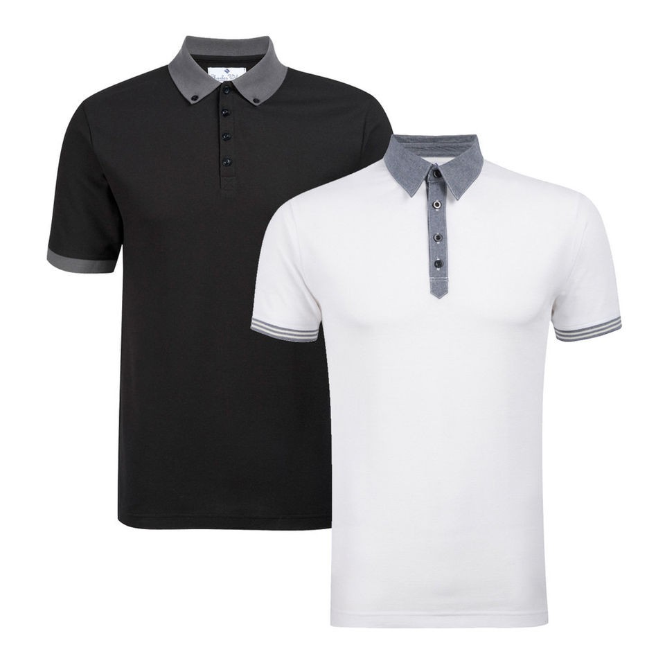 Charles Wilson Mens 2 Pack Polos   DD DU01